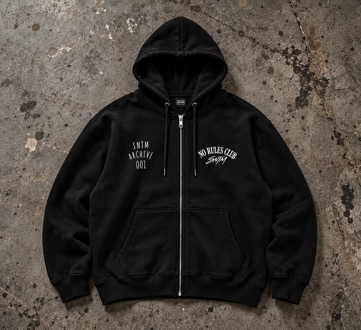 SNTM — NO RULES ZIP HOODIE