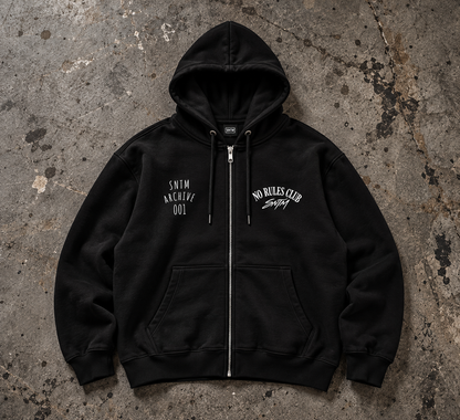 SNTM — NO RULES ZIP HOODIE